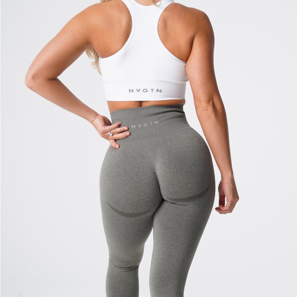 NVGTN Women's Khaki Grey Leggings